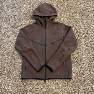 Nike Brown Tech Fleece Hoodie